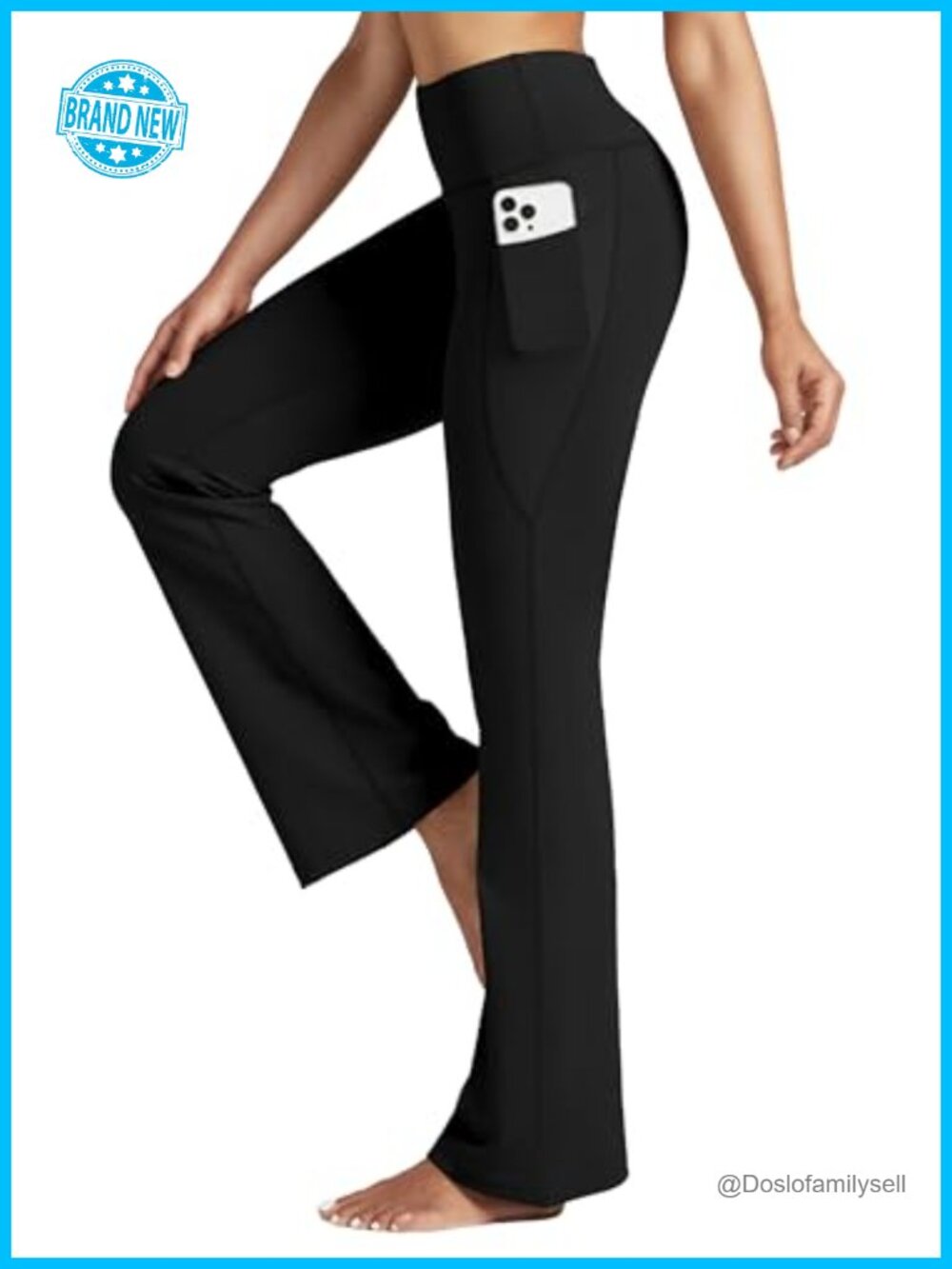 Women's Yoga Pants High Waist Flare Leggings with Pockets Workout
